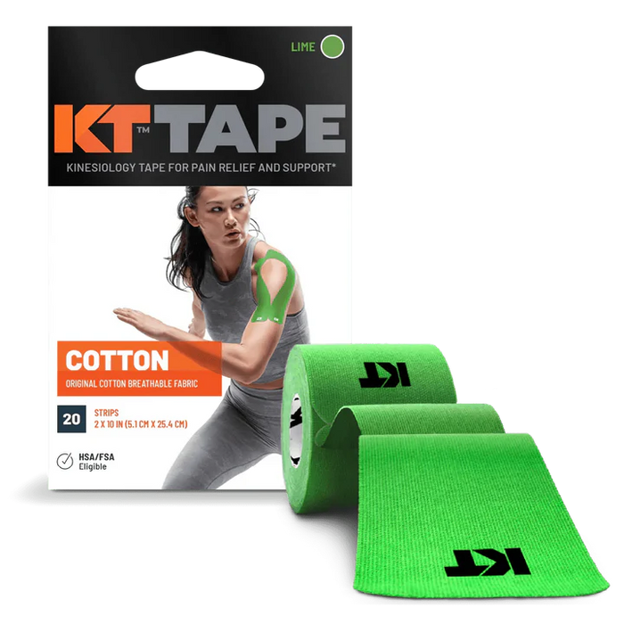 KT Tape Original Sporttape - Voorgesneden - 5 x 25 cm - 20 stuks kopen? - Klaver Sport