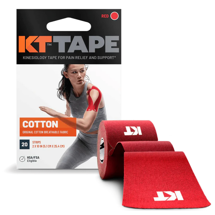 KT Tape Original Sporttape - Voorgesneden - 5 x 25 cm - 20 stuks kopen? - Klaver Sport