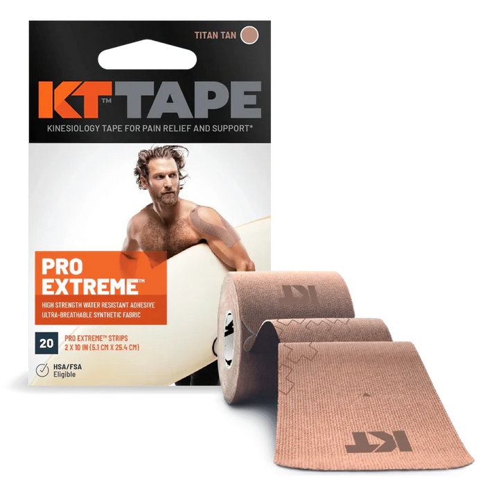 KT Tape Extreme Sporttape - Voorgesneden - 5 x 25 cm - 20 stuks kopen? - Klaver Sport